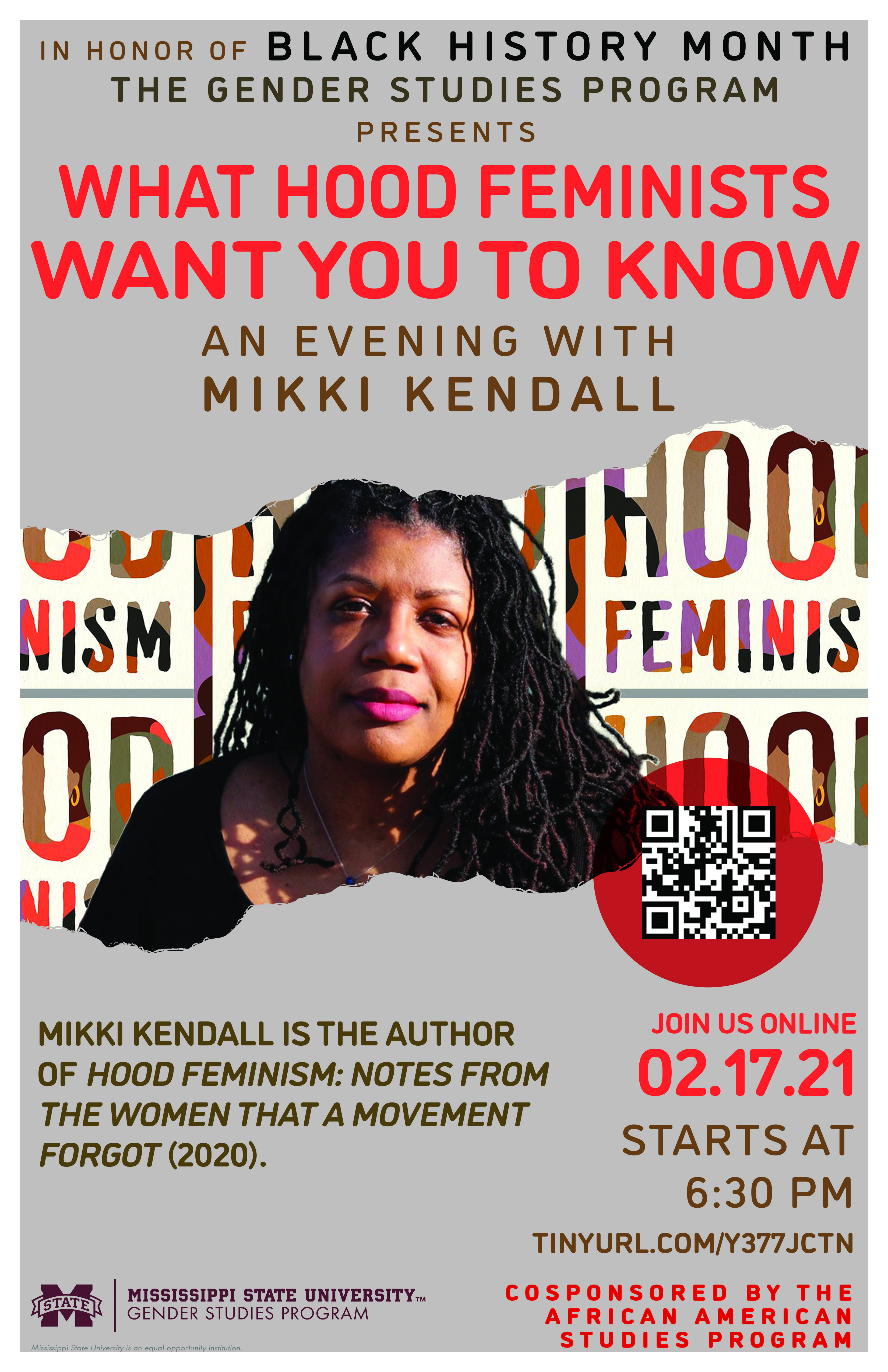 Discussion with Mikki Kendall on February 17, 2021.