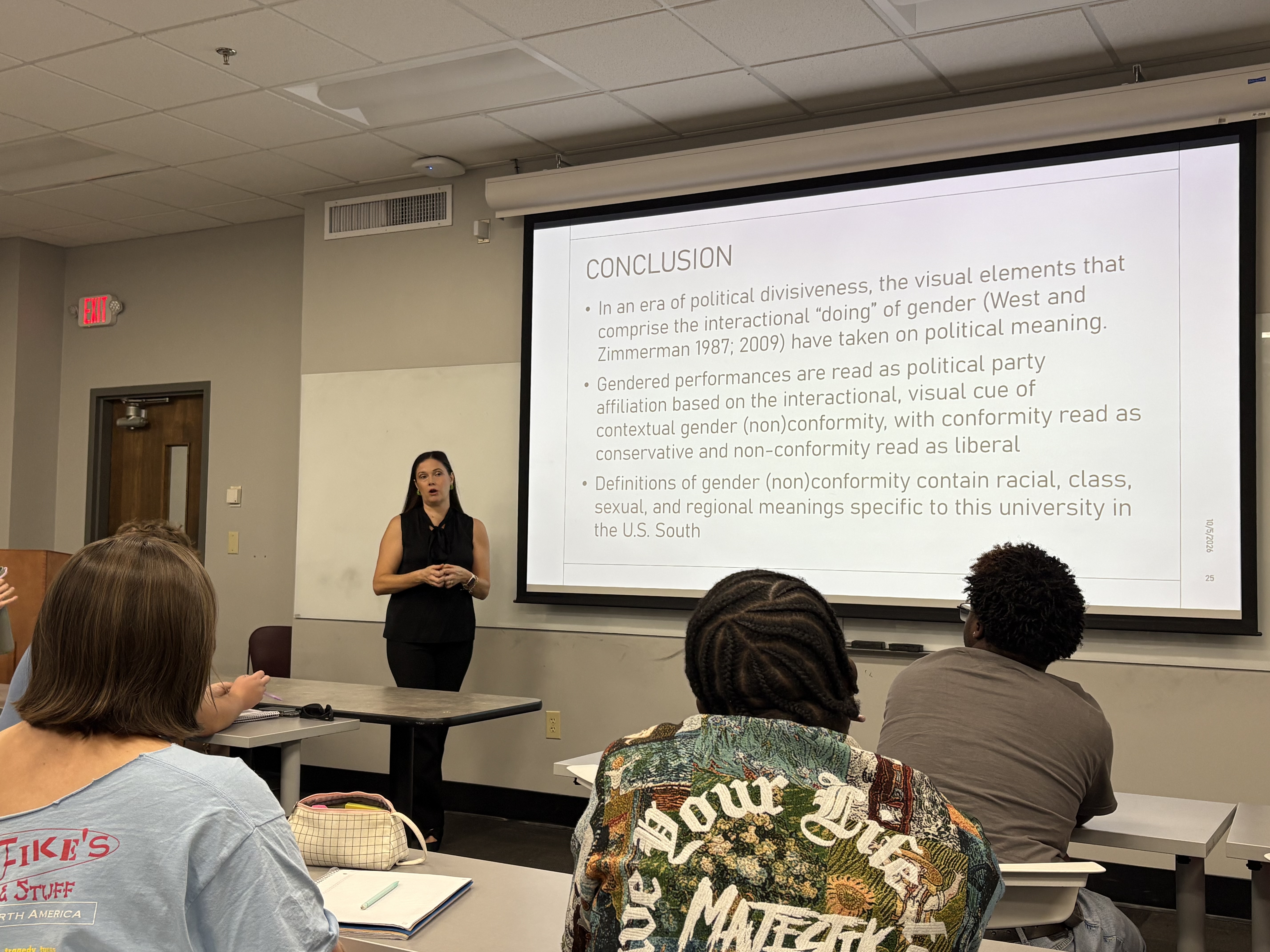 Dr. Allison Speaking at GS Fall Lecture Series